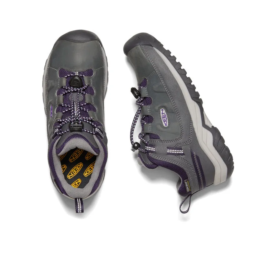 Keen Big Kids' Targhee Waterproof Shoe  |  Magnet/Tillandsia Purple