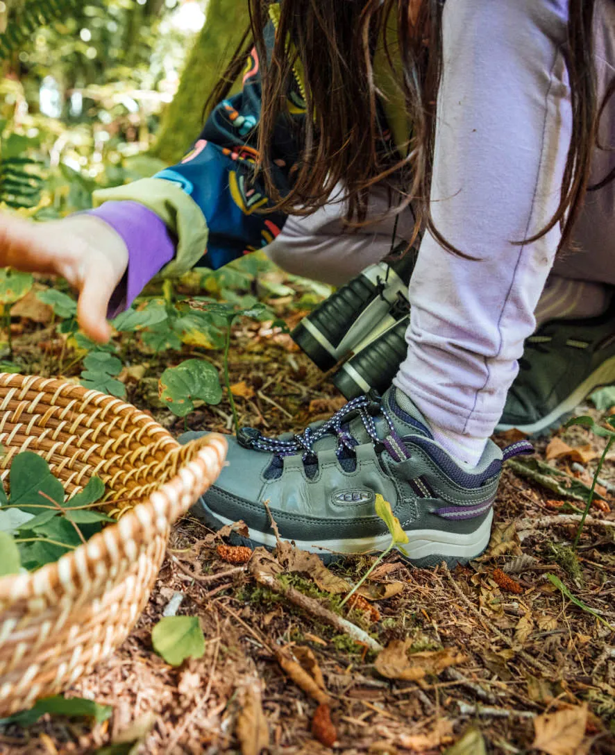 Keen Big Kids' Targhee Waterproof Shoe  |  Magnet/Tillandsia Purple