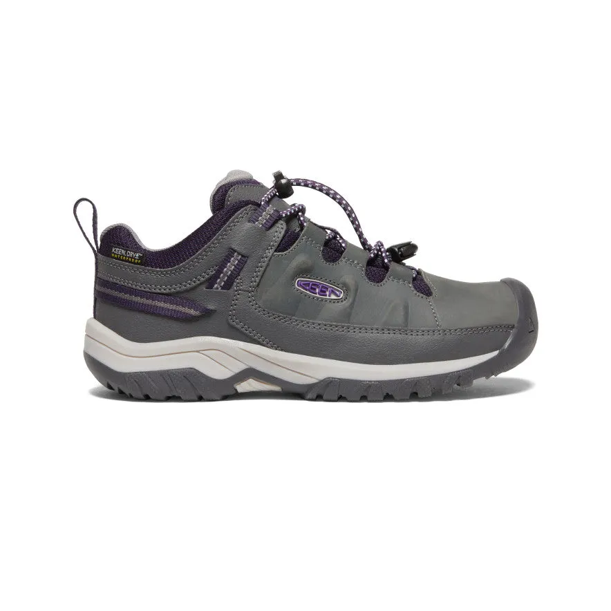 Keen Big Kids' Targhee Waterproof Shoe  |  Magnet/Tillandsia Purple