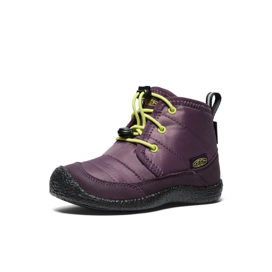 Keen Little Kids' Howser II Waterproof Chukka  |  Plum Perfect/Daiquiri Green
