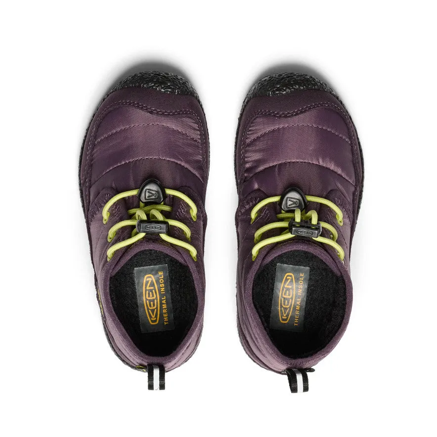 Keen Little Kids' Howser II Waterproof Chukka  |  Plum Perfect/Daiquiri Green