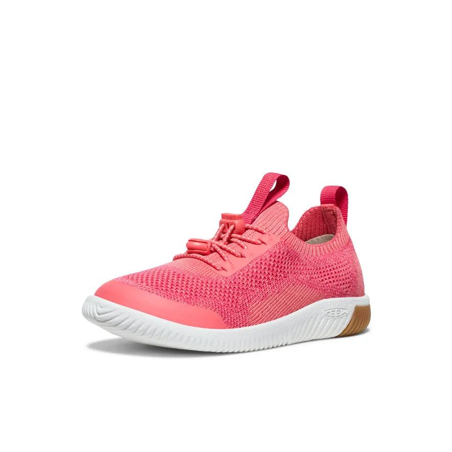 Keen Little Kids' KNX Knit Sneaker  |  Dubarry/Star White