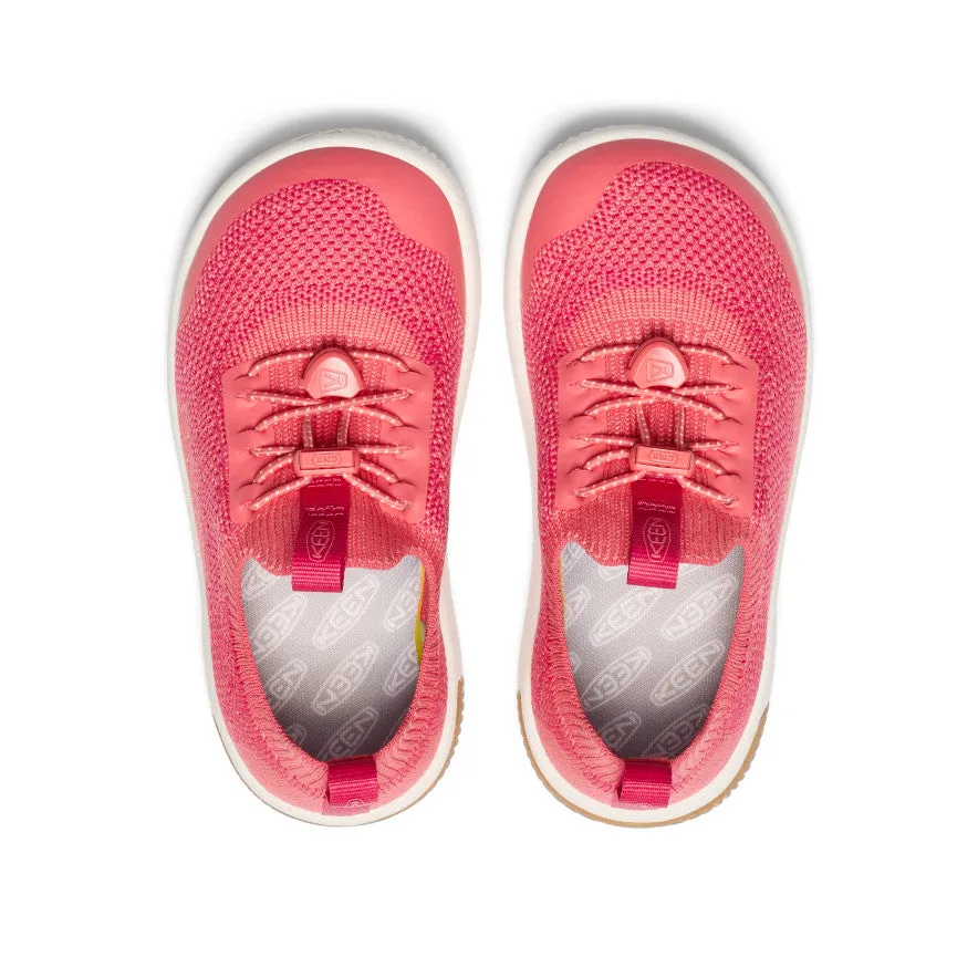 Keen Little Kids' KNX Knit Sneaker  |  Dubarry/Star White