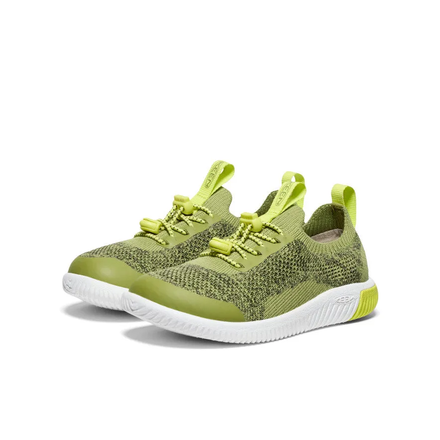 Keen Little Kids' KNX Knit Sneaker  |  Iguana/Evening Primrose