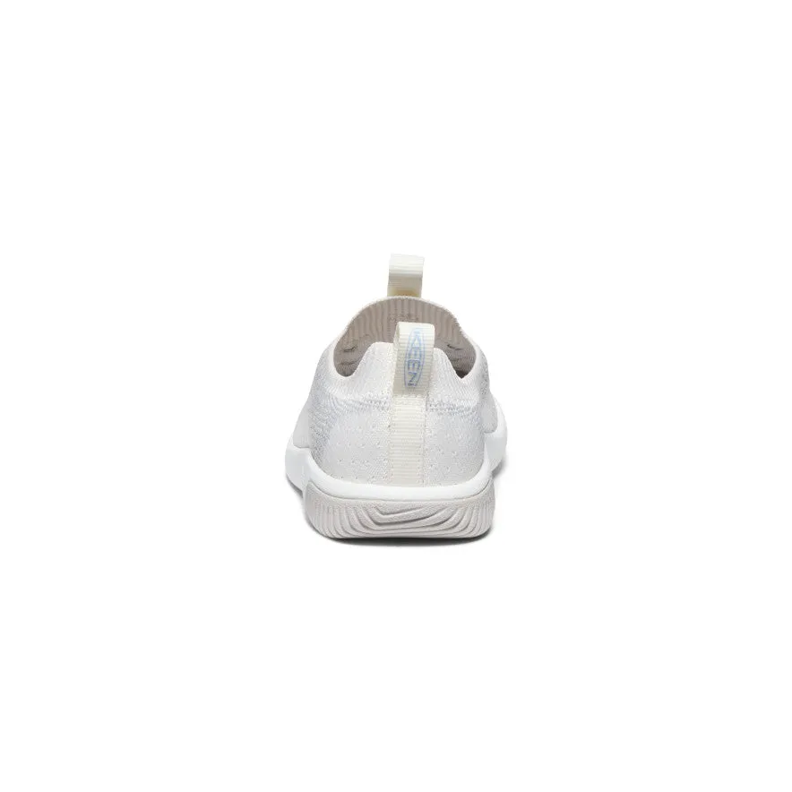 Keen Little Kids' KNX Knit Sneaker  |  Star White/Skyway