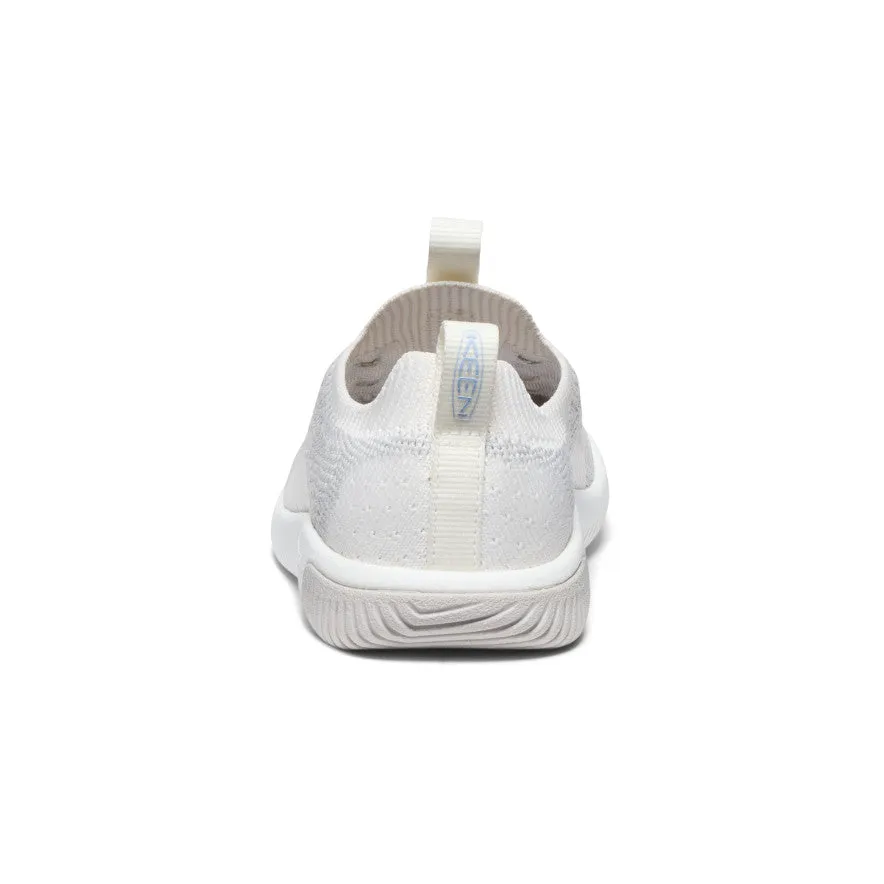 Keen Little Kids' KNX Knit Sneaker  |  Star White/Skyway