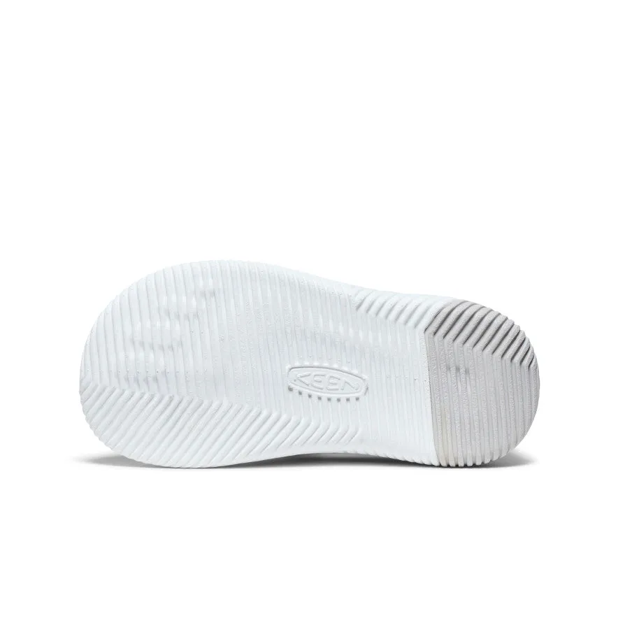 Keen Little Kids' KNX Knit Sneaker  |  Star White/Skyway