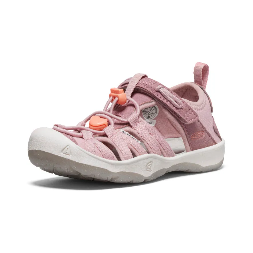 Keen Little Kids' Moxie Sandal  |  Nostalgia Rose/Papaya Punch