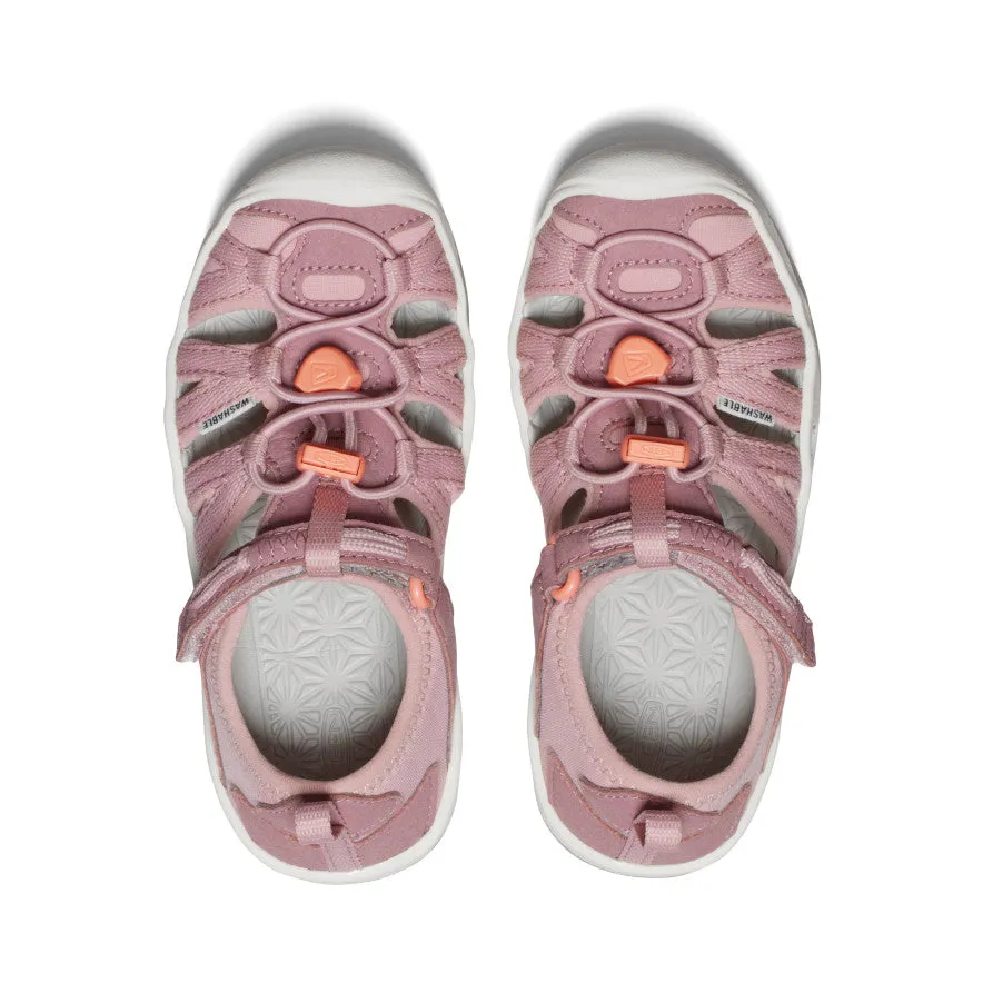 Keen Little Kids' Moxie Sandal  |  Nostalgia Rose/Papaya Punch