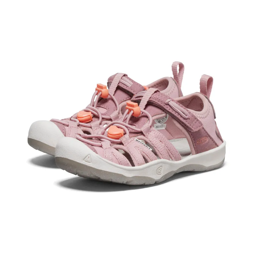Keen Little Kids' Moxie Sandal  |  Nostalgia Rose/Papaya Punch