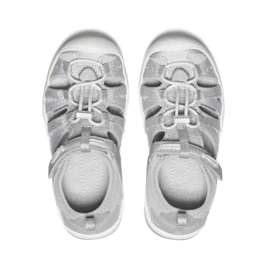 Keen Little Kids' Moxie Sandal  |  Silver