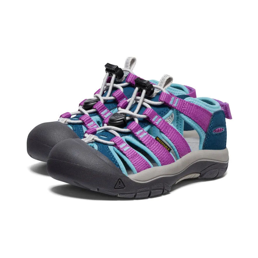 Keen Little Kids' Newport Boundless Sandal  |  Legion Blue/Willowherb