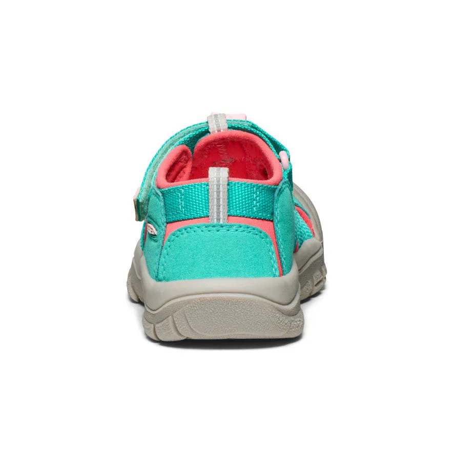 Keen Little Kids' Newport H2  |  Bright Aqua/Giggle Pink