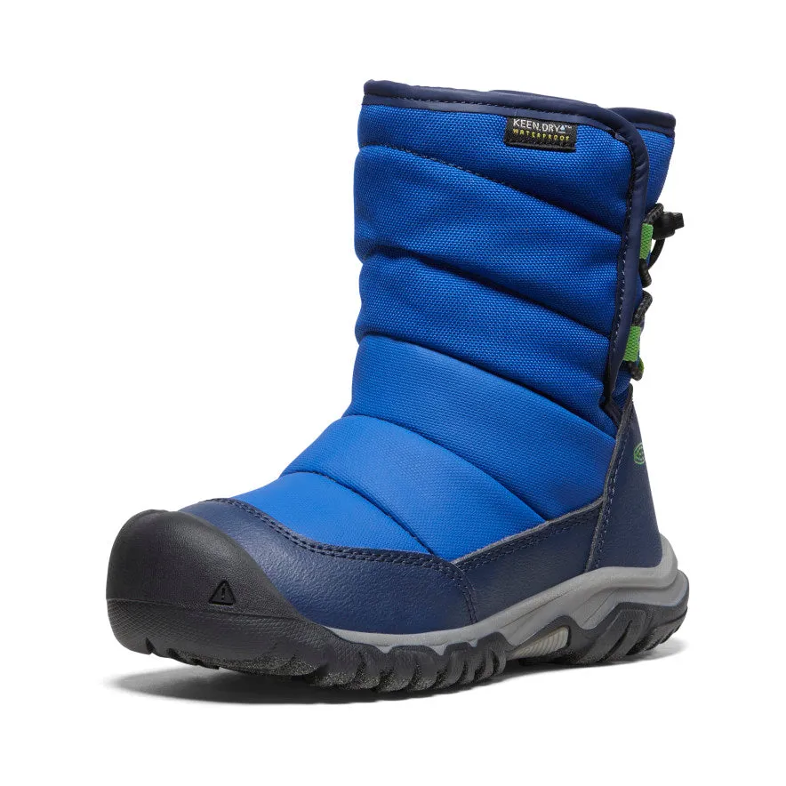 Keen Little Kids' Puffrider Waterproof Winter Boot  |  Naval Academy/Surf