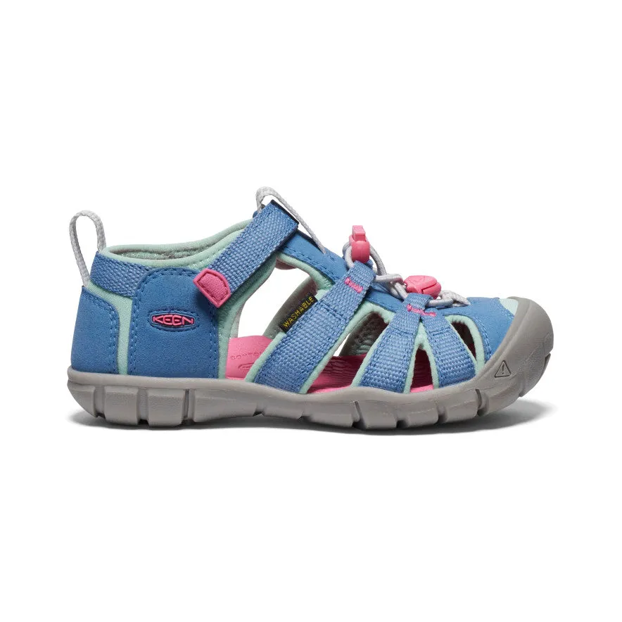 Keen Little Kids' Seacamp II CNX  |  Coronet Blue/Hot Pink
