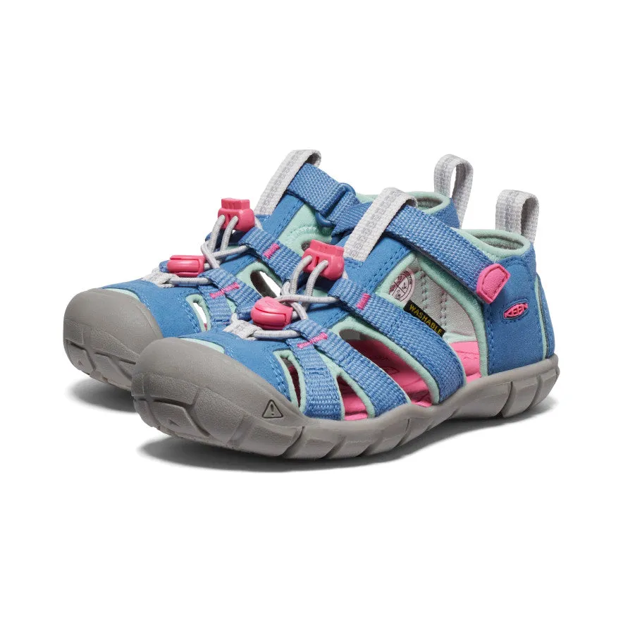 Keen Little Kids' Seacamp II CNX  |  Coronet Blue/Hot Pink