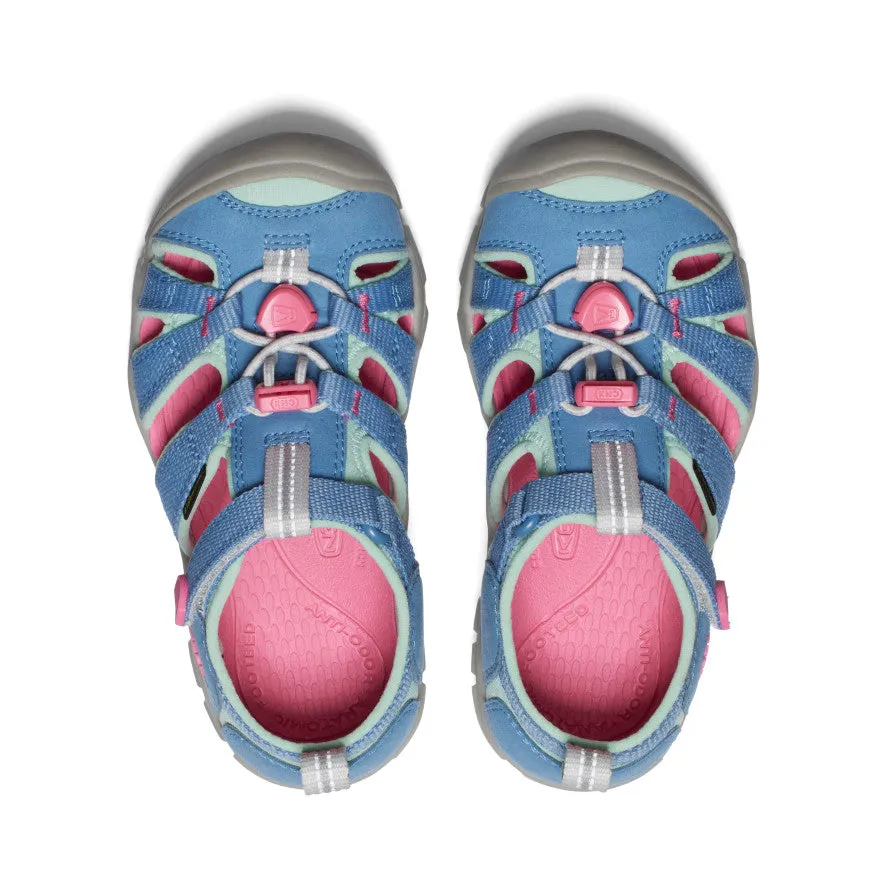 Keen Little Kids' Seacamp II CNX  |  Coronet Blue/Hot Pink