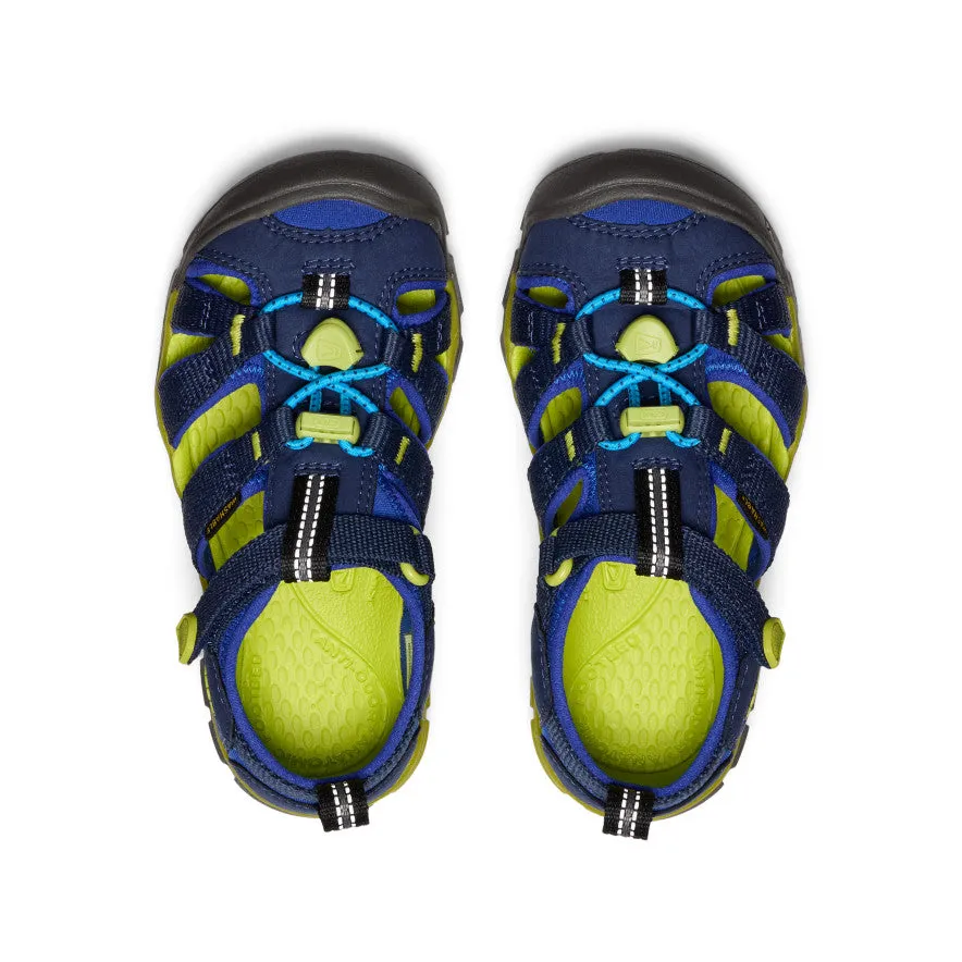 Keen Little Kids' Seacamp II CNX  |  Naval Academy/Chartreuse