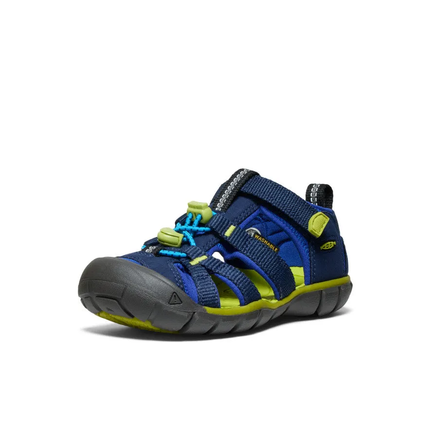 Keen Little Kids' Seacamp II CNX  |  Naval Academy/Chartreuse