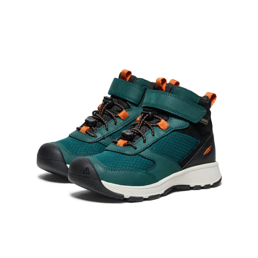 Keen Little Kids' Skua Waterproof Boot  |  Ponderosa Pine/Gold Flame