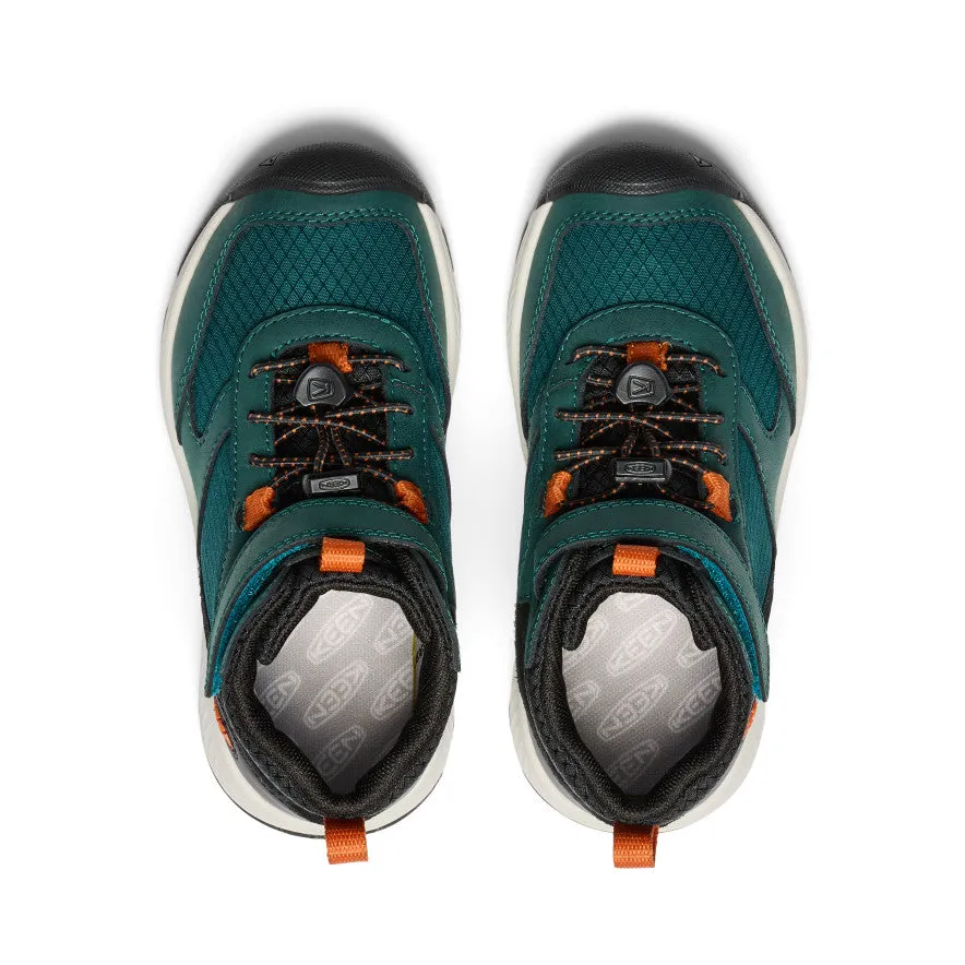 Keen Little Kids' Skua Waterproof Boot  |  Ponderosa Pine/Gold Flame
