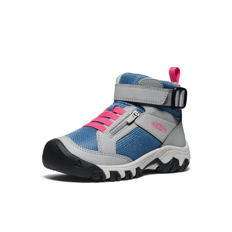 Keen Little Kids' Targhee Boundless Hiking Boot  |  Alloy/Rouge Red