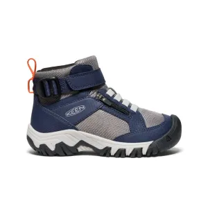 Keen Little Kids' Targhee Boundless Hiking Boot  |  Naval Academy/Steel Grey