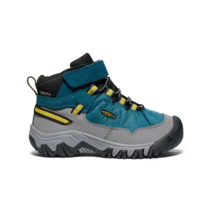 Keen Little Kids' Targhee IV Waterproof Hiking Boot  |  Legion Blue/Antique Moss