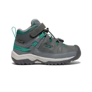 Keen Little Kids' Targhee Waterproof Boot  |  Steel Grey/Porcelain