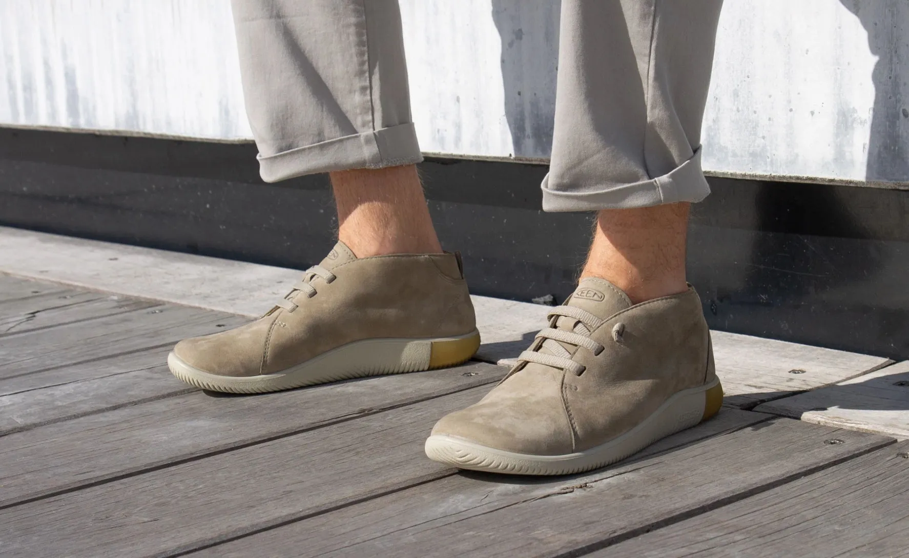 Keen Men's KNX Chukka  |  Brindle/Plaza Taupe