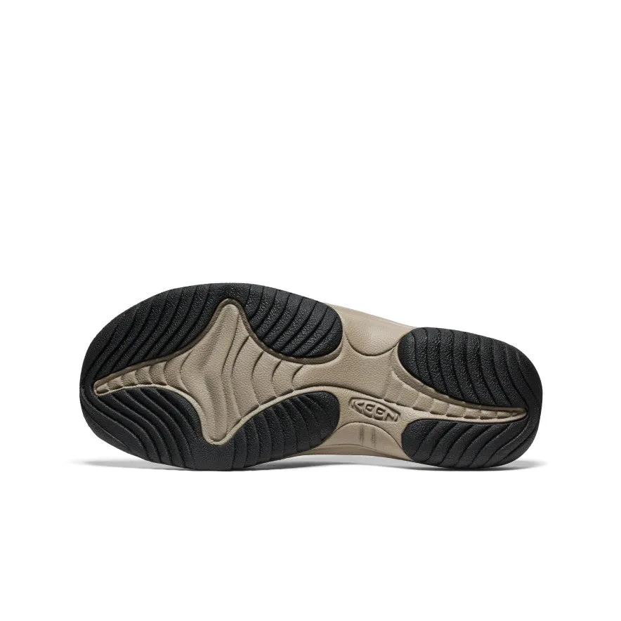 Keen Men's Kona Leather Flip-Flop  |  Martini Olive/Forest Night