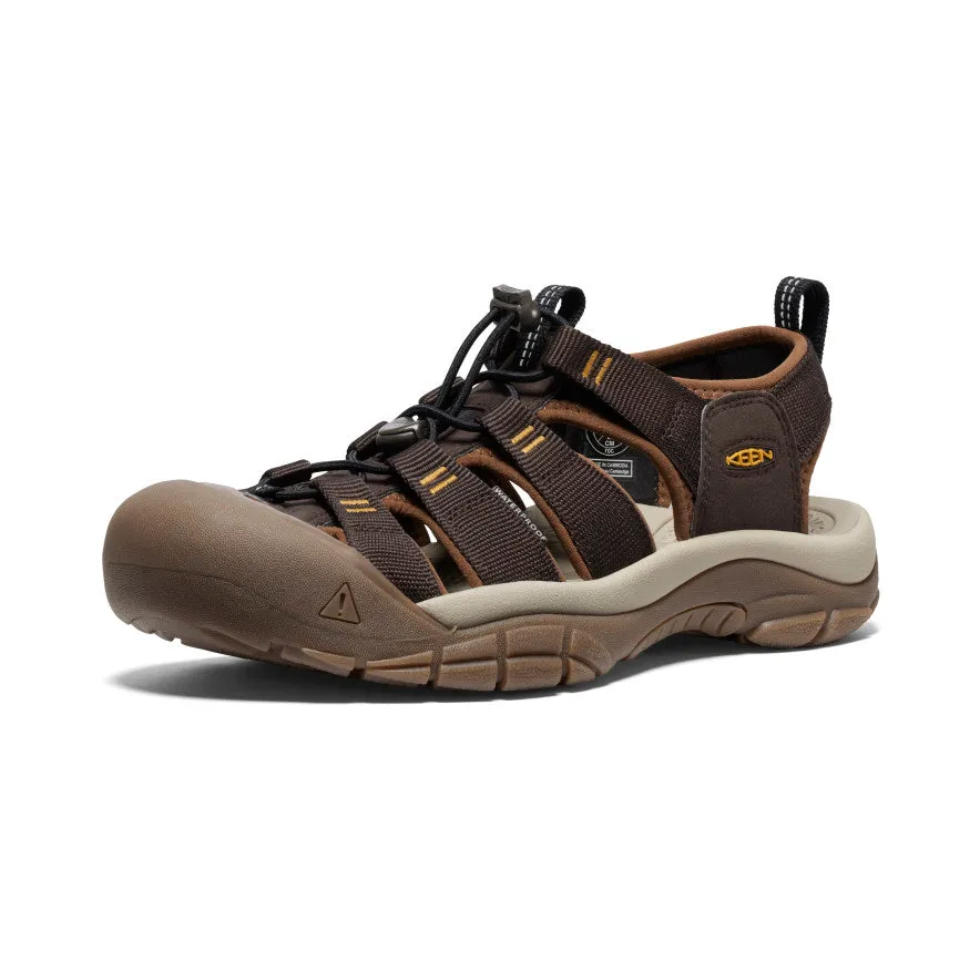 Keen Men's Newport H2 Sandal  |  Java/Golden Yellow