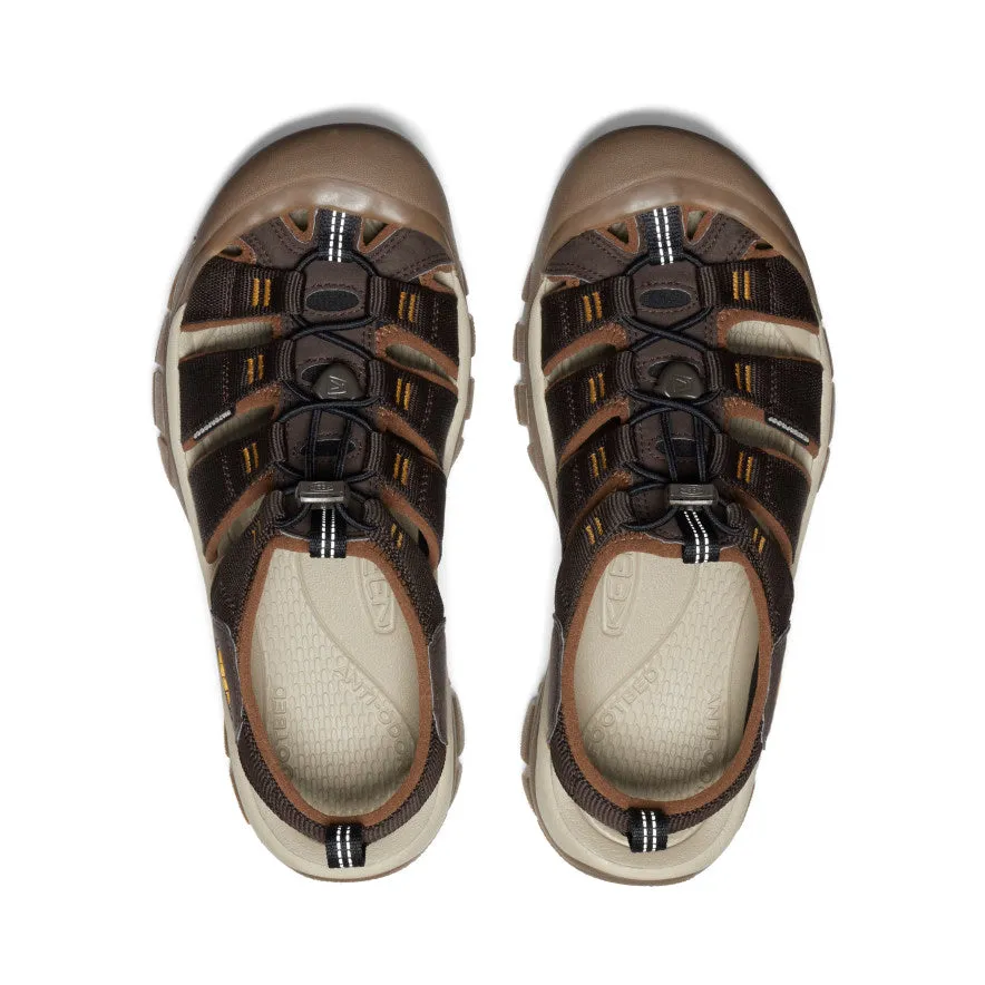 Keen Men's Newport H2 Sandal  |  Java/Golden Yellow