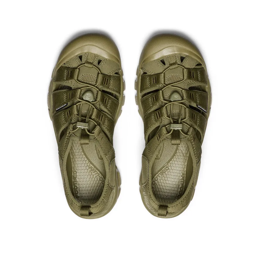 Keen Men's Newport H2 Sandal  |  Monochrome/Olive Drab