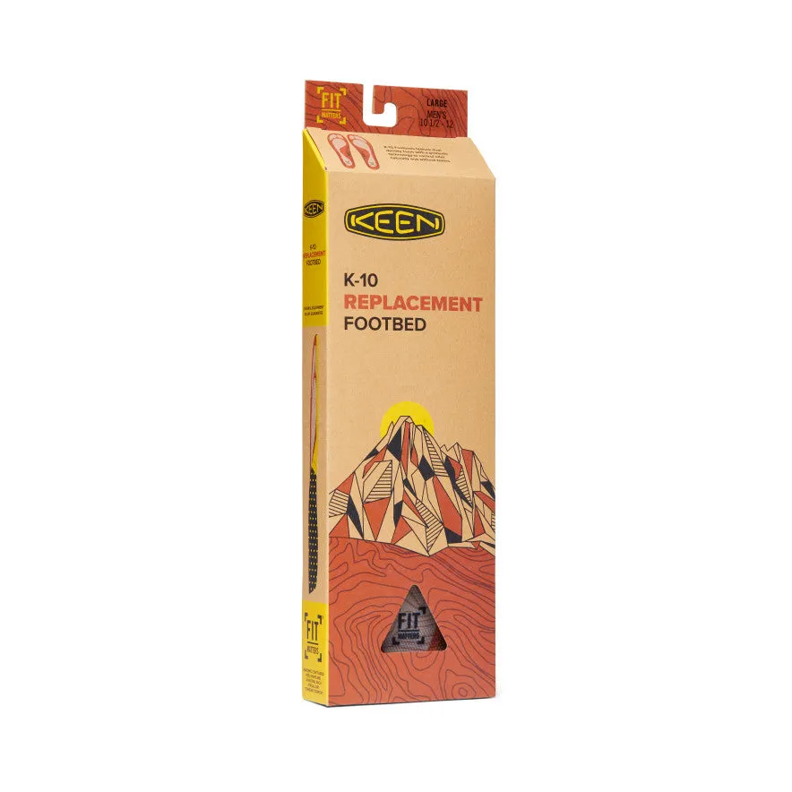 Keen Men's Outdoor K-10 Replacement Insole  |  Burnt Orange