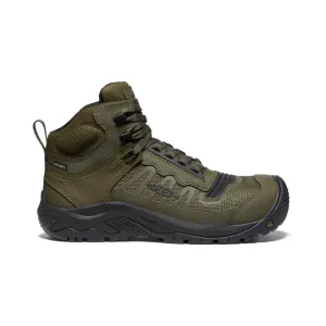 Keen Men's Reno Mid Waterproof (Carbon Toe)  |  Dark Olive/Black