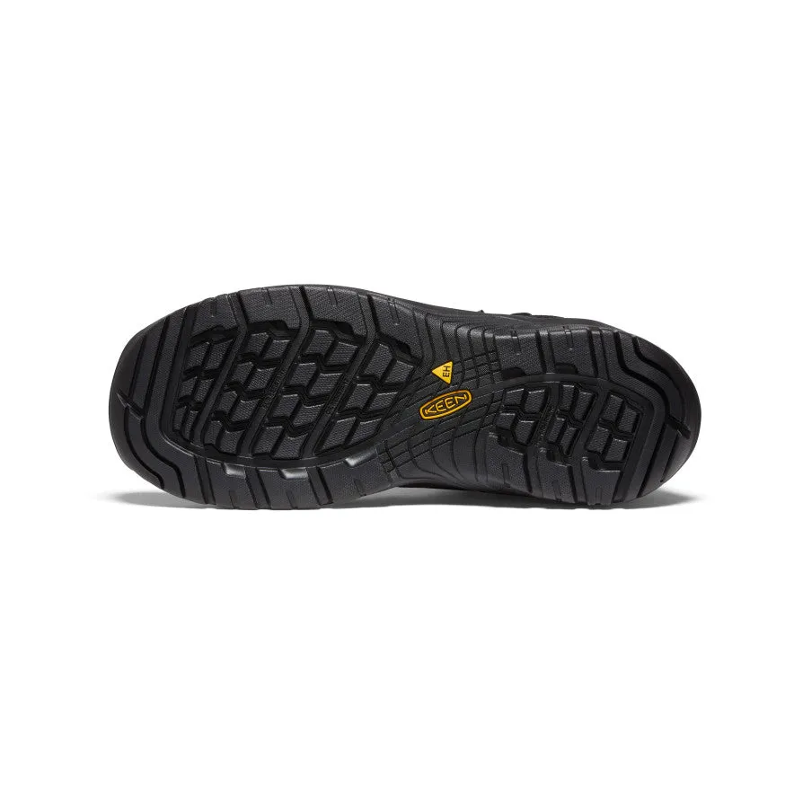 Keen Men's Reno Waterproof Mid (Soft Toe)  |  Black/Black