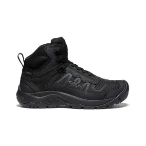 Keen Men's Reno Waterproof Mid (Soft Toe)  |  Black/Black