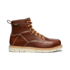 Keen Men's San Jose 6" Waterproof Boot (Aluminum Toe)  |  Tortoise Shell/Star White