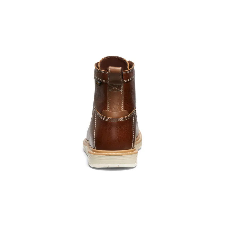 Keen Men's San Jose 6" Waterproof Boot (Aluminum Toe)  |  Tortoise Shell/Star White