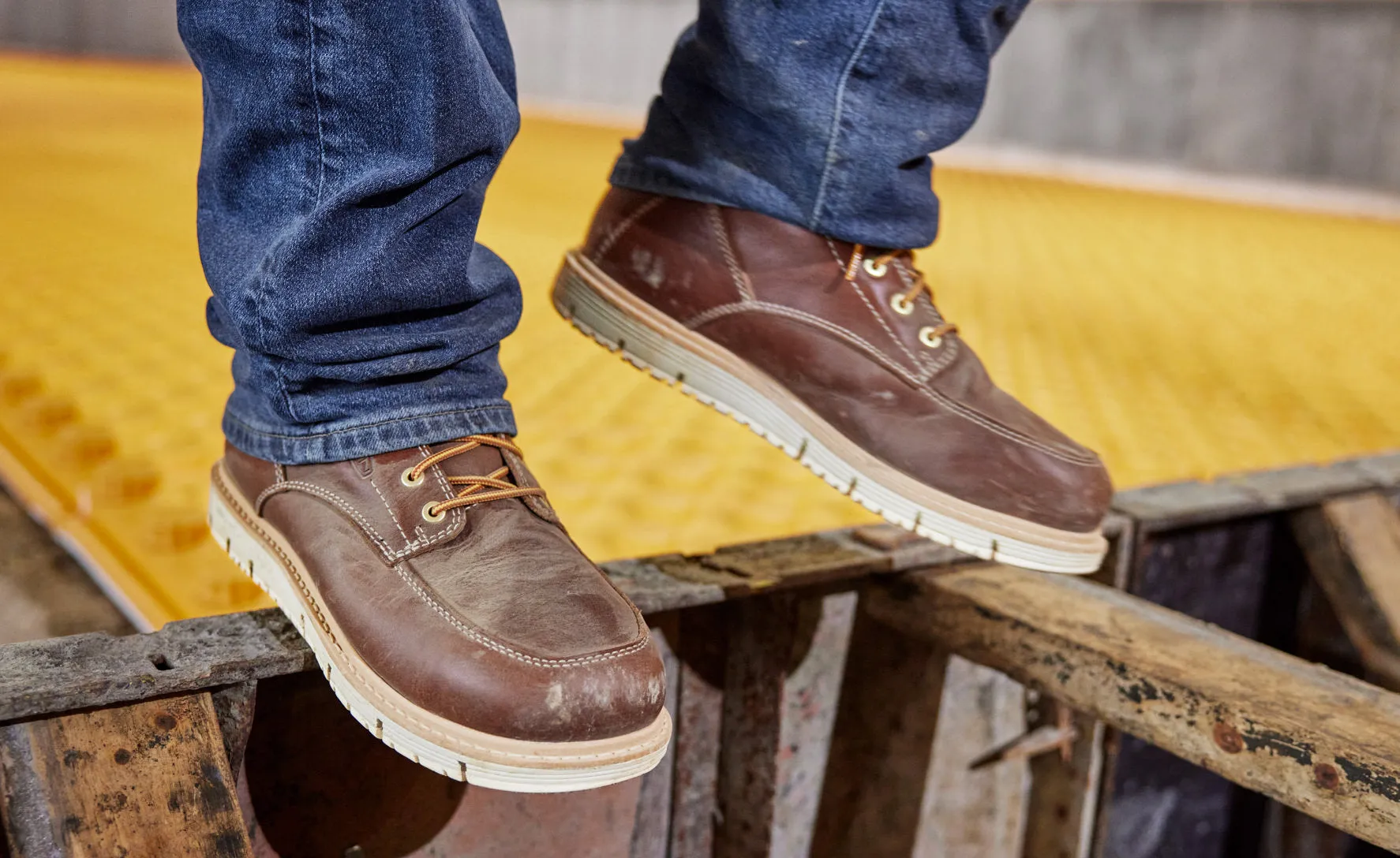 Keen Men's San Jose 6" Waterproof Boot (Aluminum Toe)  |  Tortoise Shell/Star White