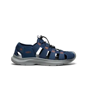 Keen Men's Seanik H2 Sandal  |  Naval Academy/Gold Flame