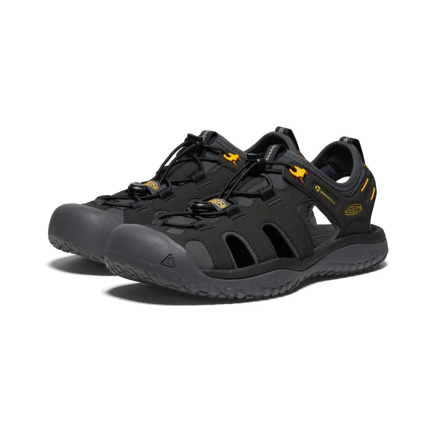 Keen Men's SOLR Sandal  |  Black/Gold