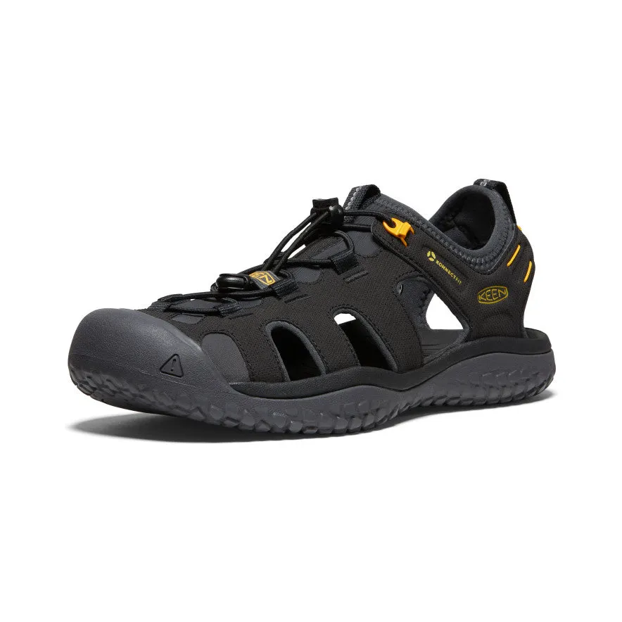 Keen Men's SOLR Sandal  |  Black/Gold