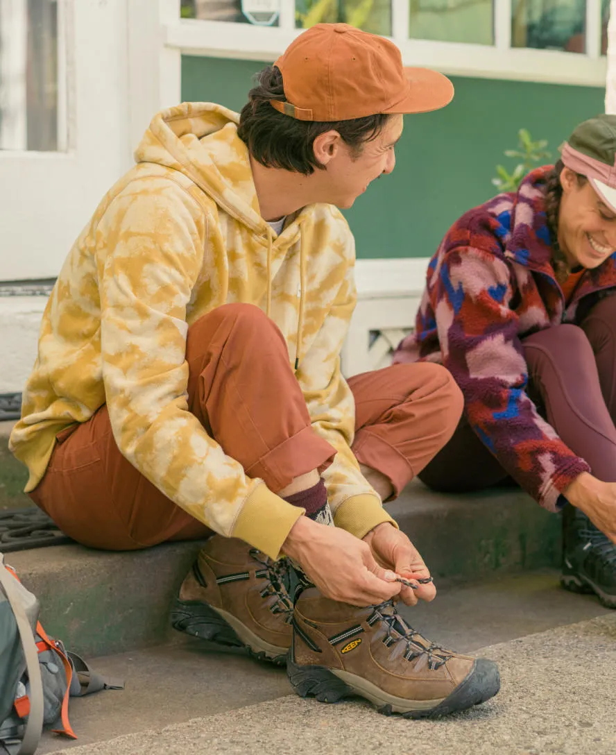 Keen Men's Targhee II Waterproof Mid Wide  |  Shitake/Brindle