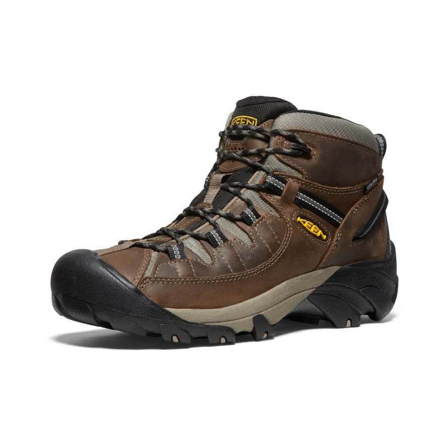 Keen Men's Targhee II Waterproof Mid Wide  |  Shitake/Brindle