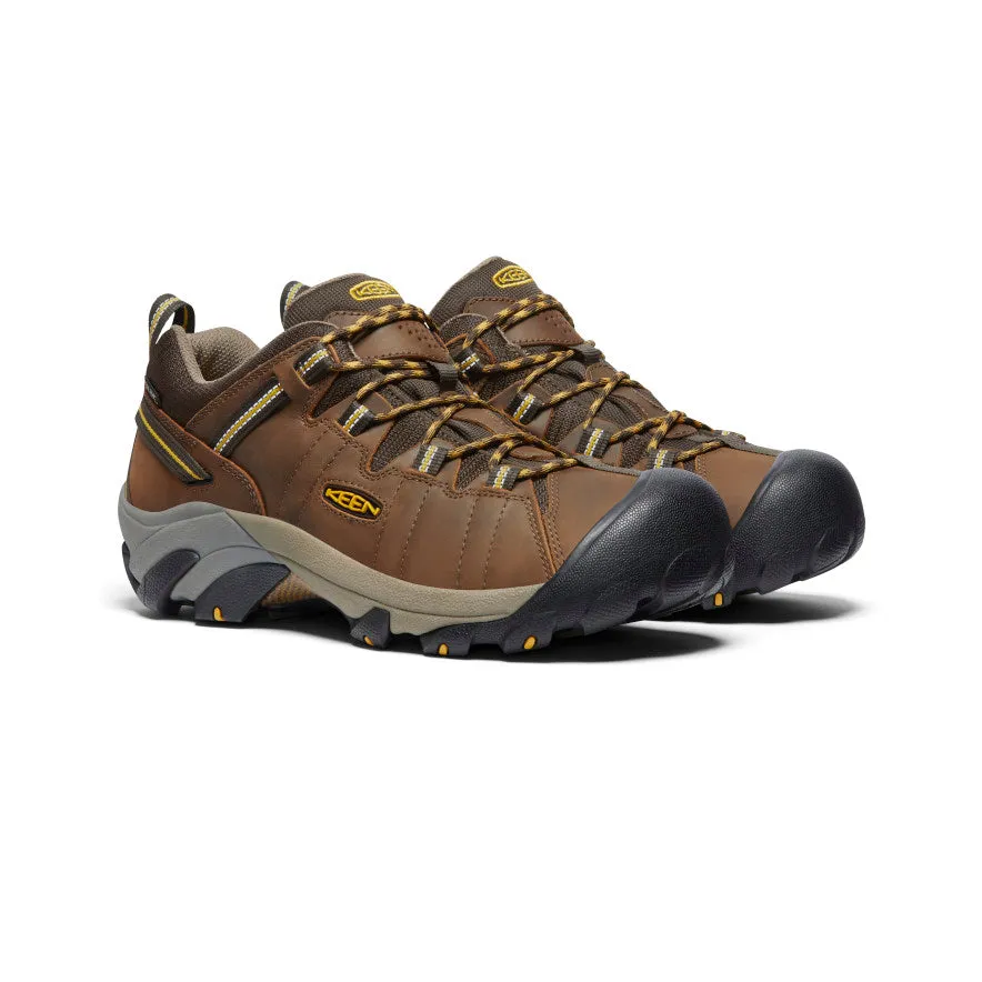 Keen Men's Targhee II Waterproof Wide  |  Cascade Brown/Golden Yellow