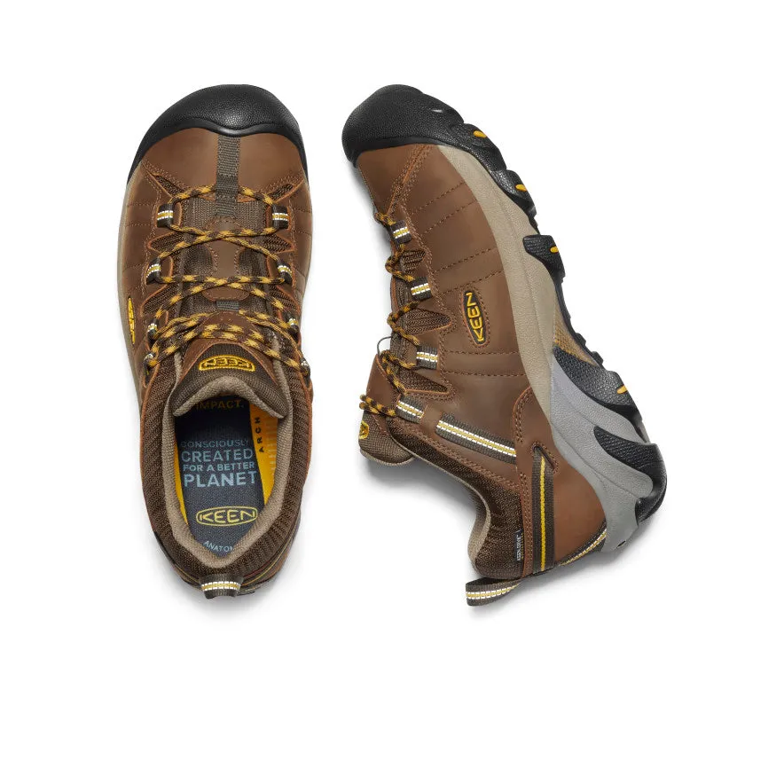 Keen Men's Targhee II Waterproof Wide  |  Cascade Brown/Golden Yellow
