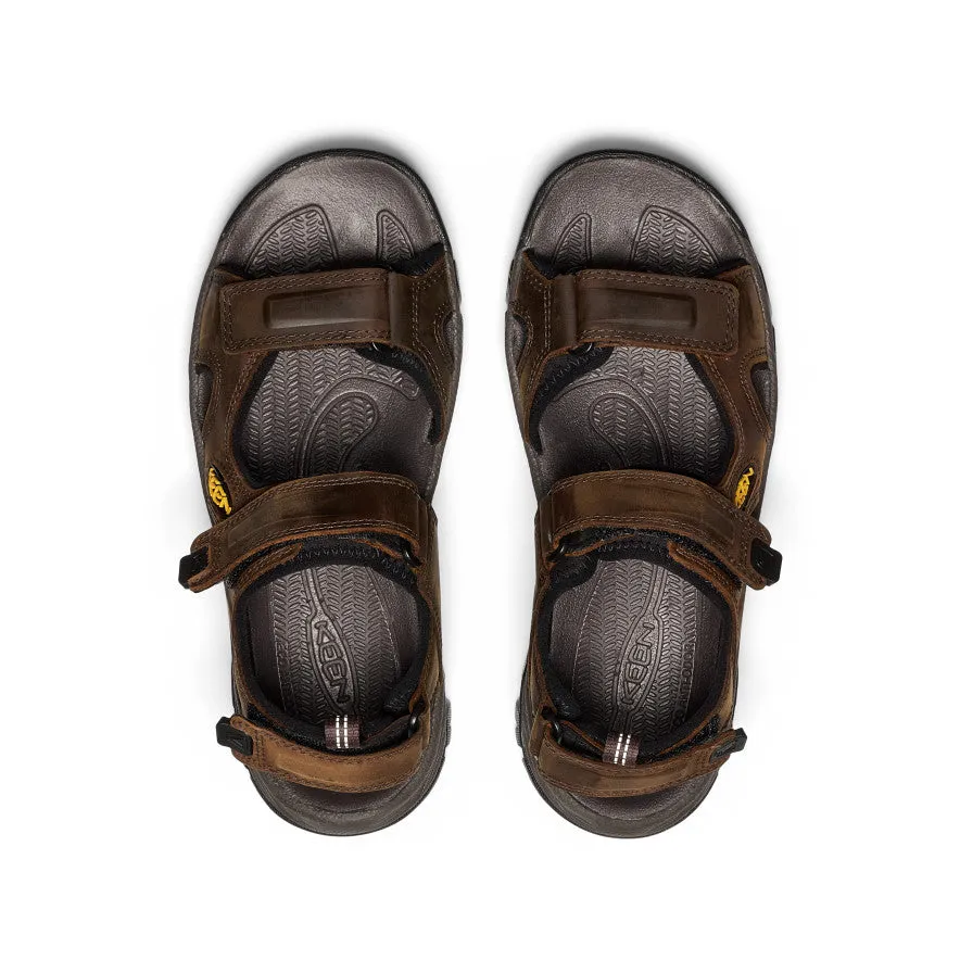Keen Men's Targhee III Open Toe Sandal  |  Bison/Mulch