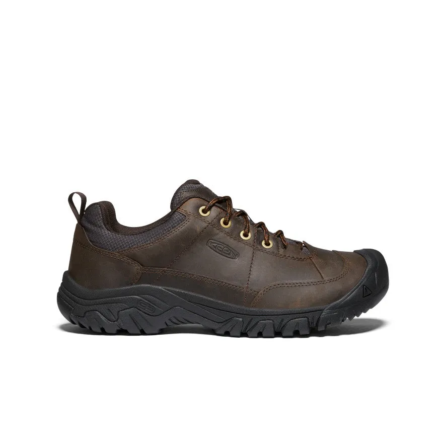 Keen Men's Targhee III Oxford Wide Shoe  |  Dark Earth/Mulch